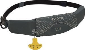 Onyx manual inflatable waist PFD.